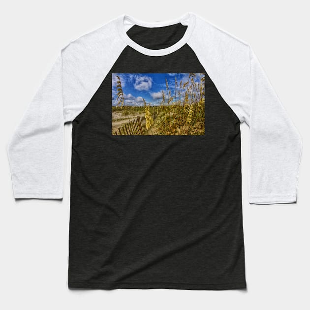 Tybee Island, Georgia Baseball T-Shirt by Gestalt Imagery